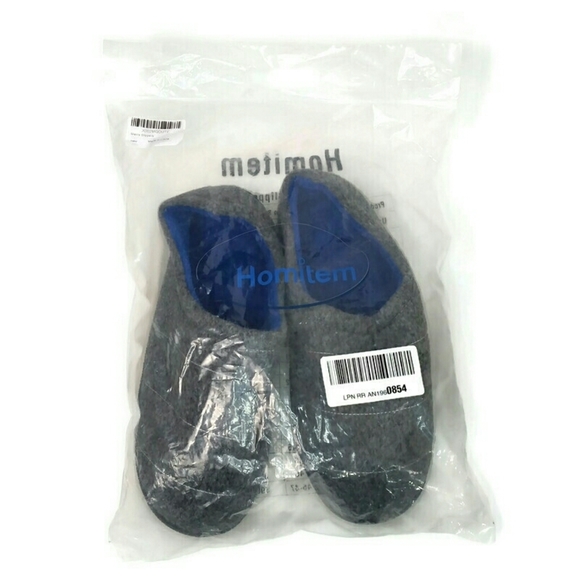 Homitem House Slippers Mens 11 Memory Foam Slip On - Picture 3 of 7